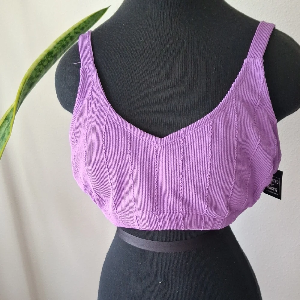 Salt + Cove Purple Bikini Top - Picture 2 of 8